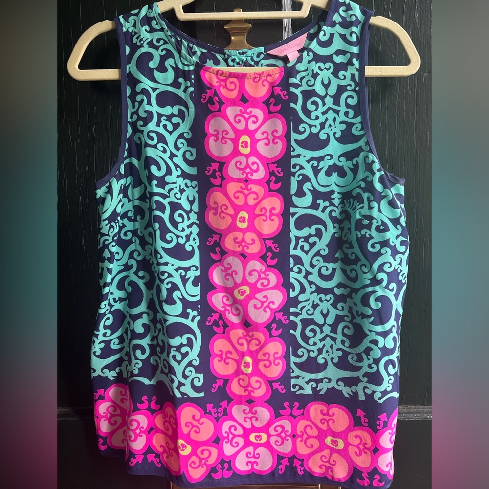 Lilly Pulitzer floral tank- size small
